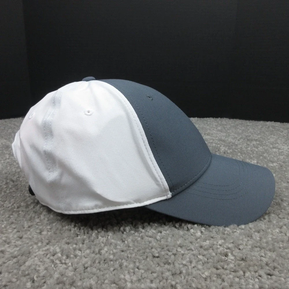 Nike Hat Cap Mens Strap Back Gray White Legacy 91 Drifit Baseball Running NEW